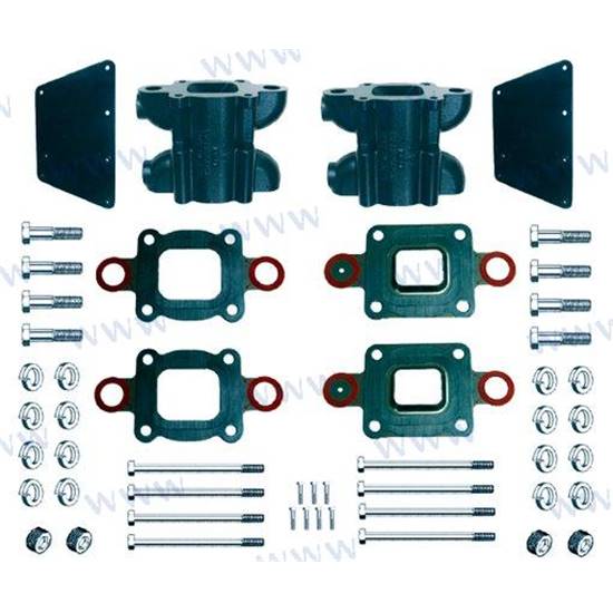 Kit réhausse d'échappement 6" MPI