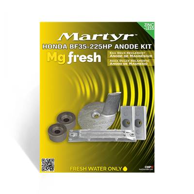 Kit anodes magnésium Honda 35-225HP