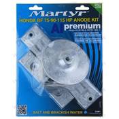 Kit anodes aluminium Honda 75-115HP