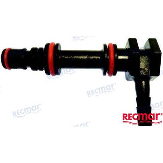Raccord d'huile platine 90°