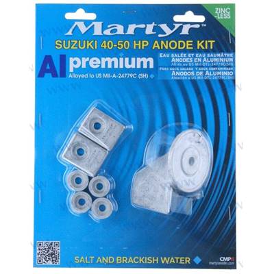 Kit anodes aluminium Suzuki 40-50HP