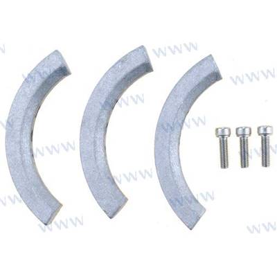 Anodes aluminium hélice sail drive 2 & 3 pales