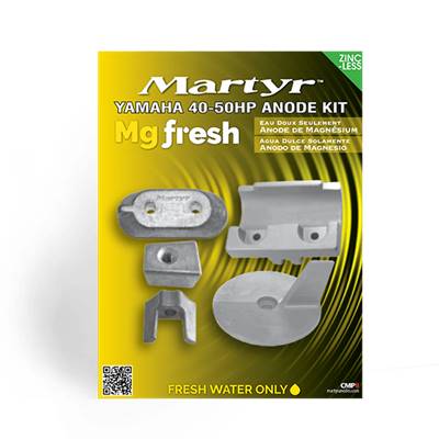 Kit anodes en magnésium Yamaha 40-50HP