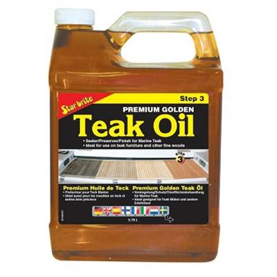 Huile de teck « Ligne dorée » 3,8 L