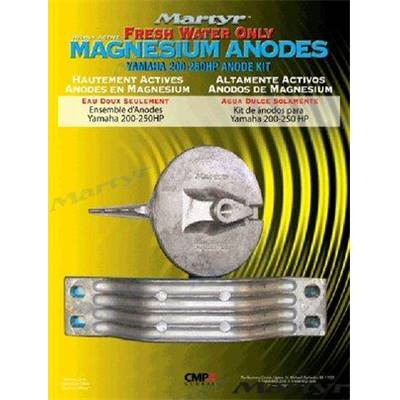 Kit anodes magnésium Yamaha 200-250HP